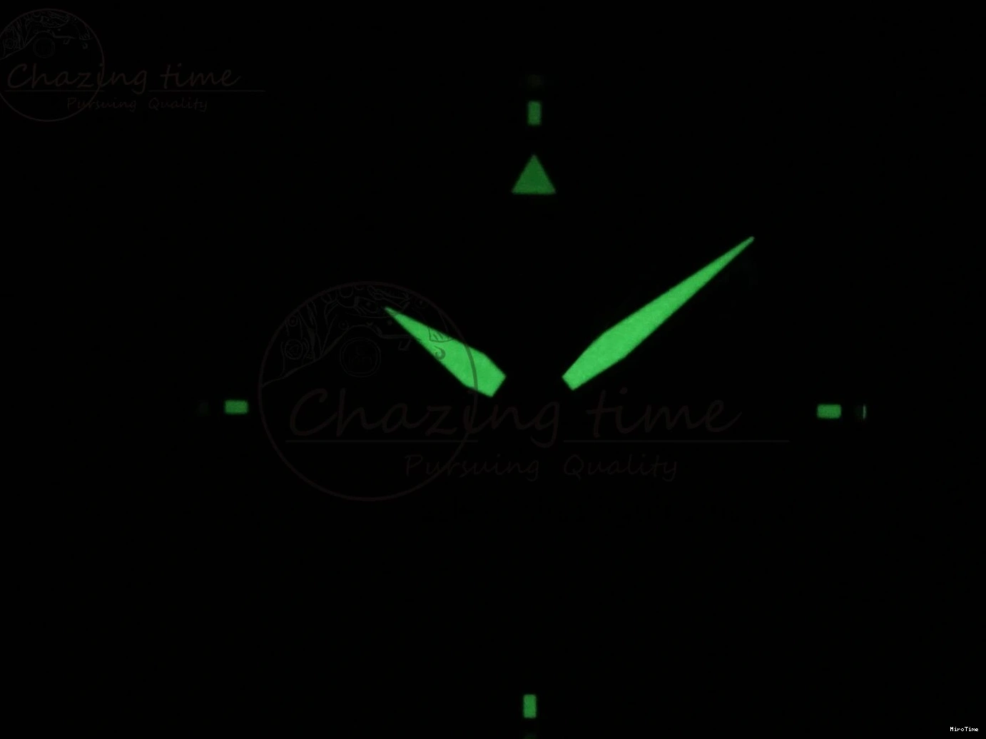 MIROTIME 0424 Pilot Top Gun IW326901 M+F 1:1 Best Edition Black Dial on Black Rubber Strap A SportInspired 6999